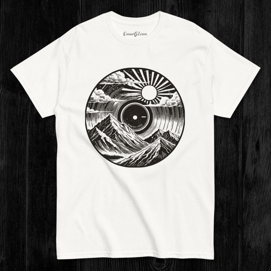 Vintage Vinyl Record TShirt Unisex Classic Vinyl Tee | Free Shipping - Image 2